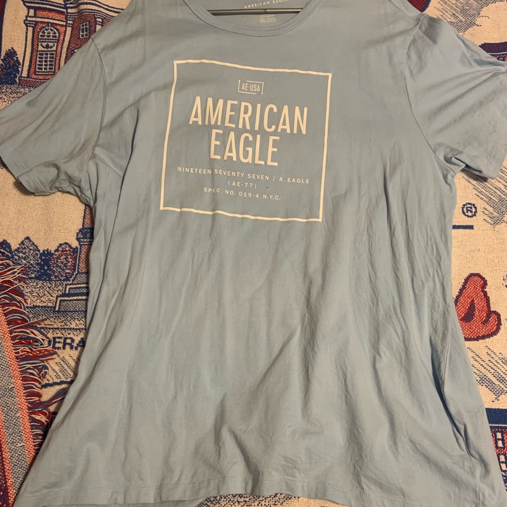 American Eagle Outfitters Blue Short Sleeve Tee